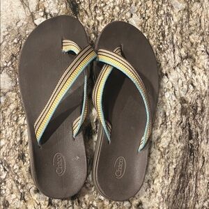 Chaco Sandals with Striped Straps